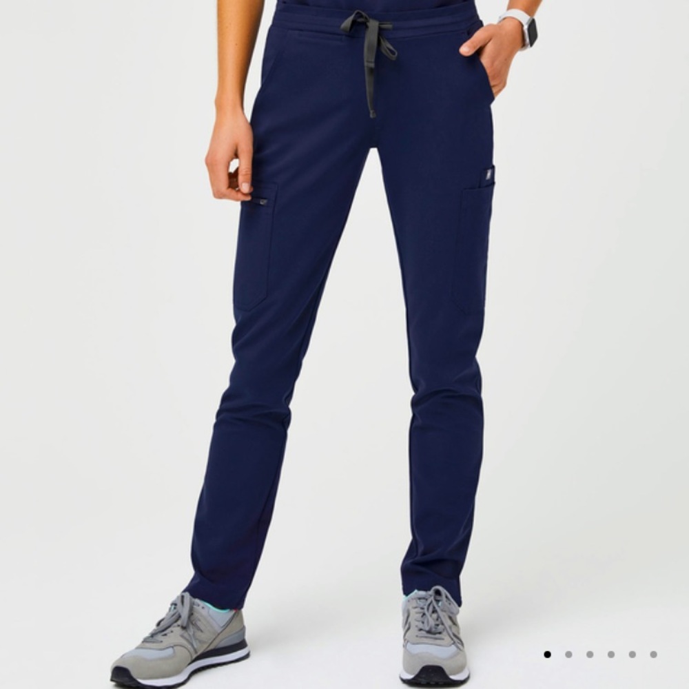 Figs Yola Skinny Scrub Pant - Navy Blue XSP